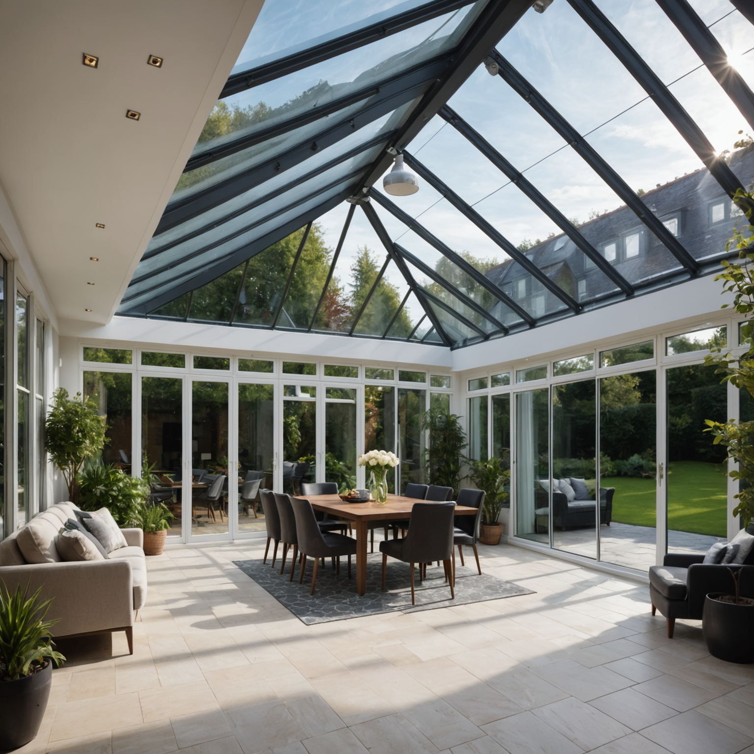 A comparison of different conservatory roof materials with their pros and cons
