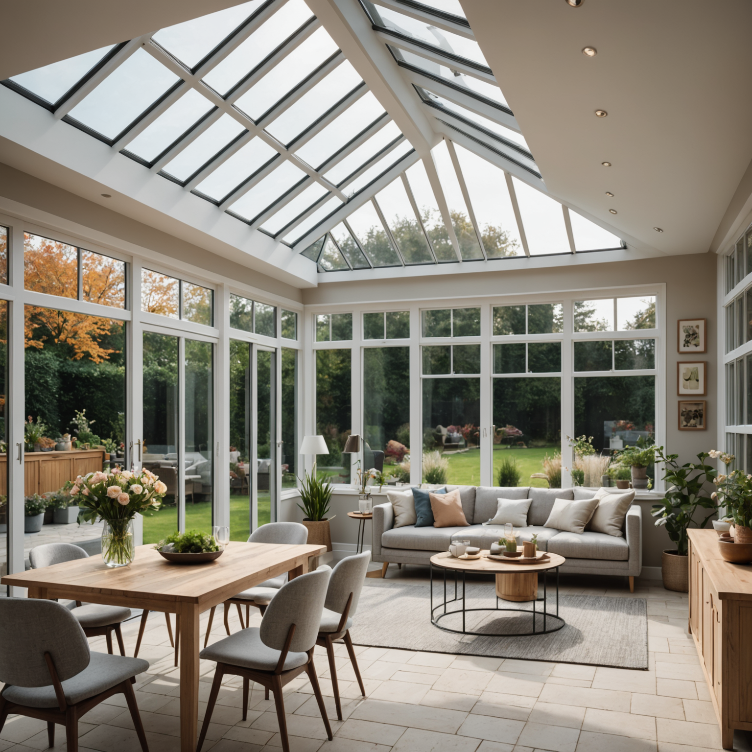 Different roofing materials available for a warm roof conservatory